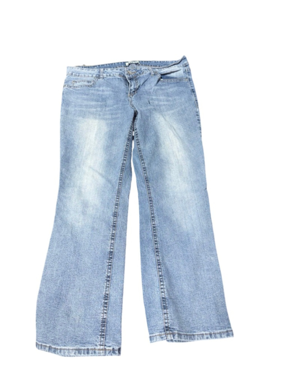 Women's Lei Blue Boot Cut Jeans Juniors 17 #896